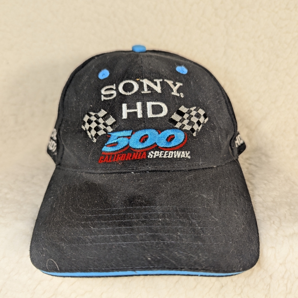 Sony Black Racing Cap with Blue Accents‎